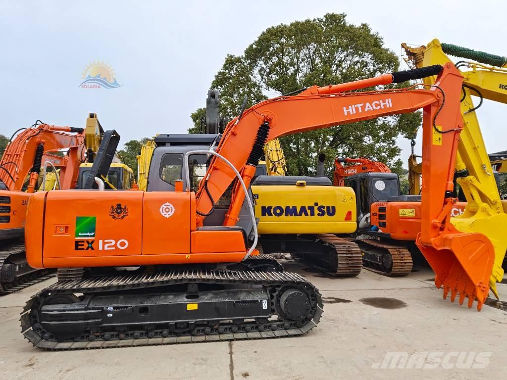 Hitachi EX 120 Kāpurķēžu ekskavatori
