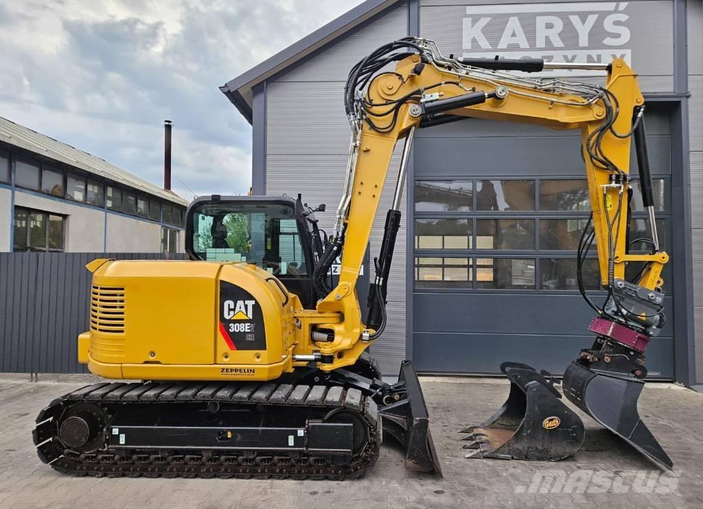 CAT 308 E 2 CR Kāpurķēžu ekskavatori