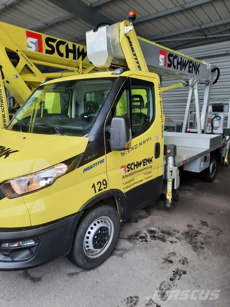 Multitel MJE 250 3.5 Pacēlāji uz automašīnas bāzes