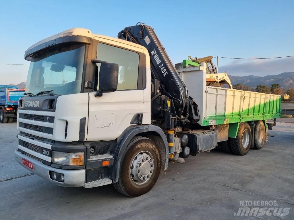 Scania P 94 GB Smagās mašīnas ar celtni