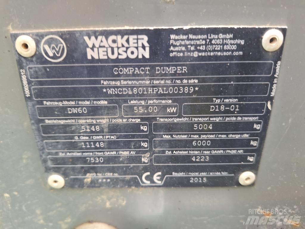 Wacker Neuson DW 60 Mini pašizgāzēji