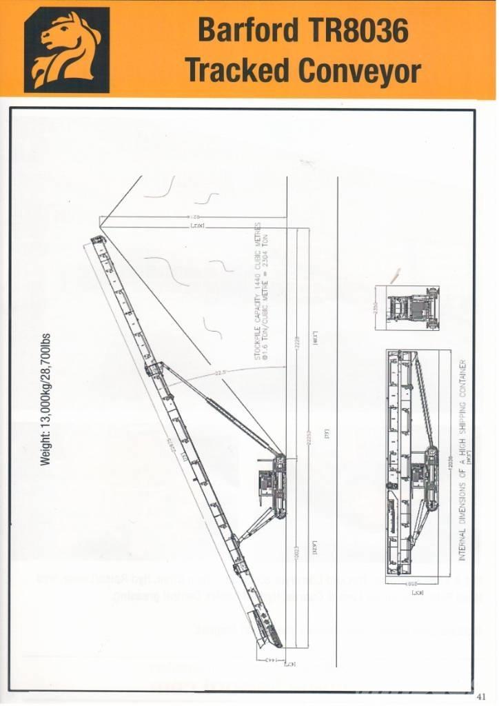 Barford TR8036 Atkritumu konveijeri
