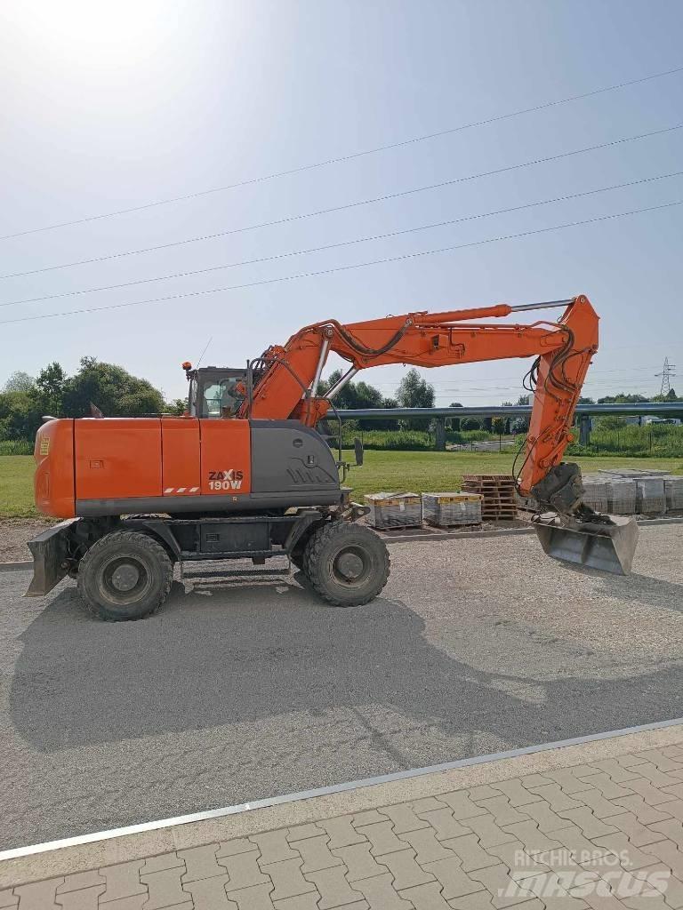 Hitachi ZX 190 W-3 Ekskavatori uz riteņiem
