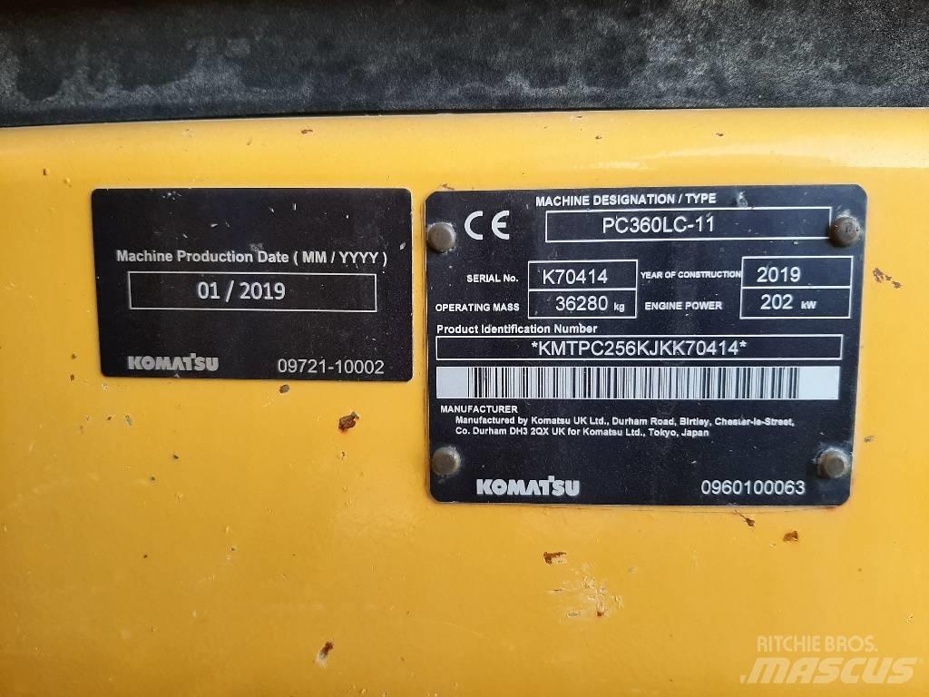 Komatsu PC 360 LC-11 Kāpurķēžu ekskavatori