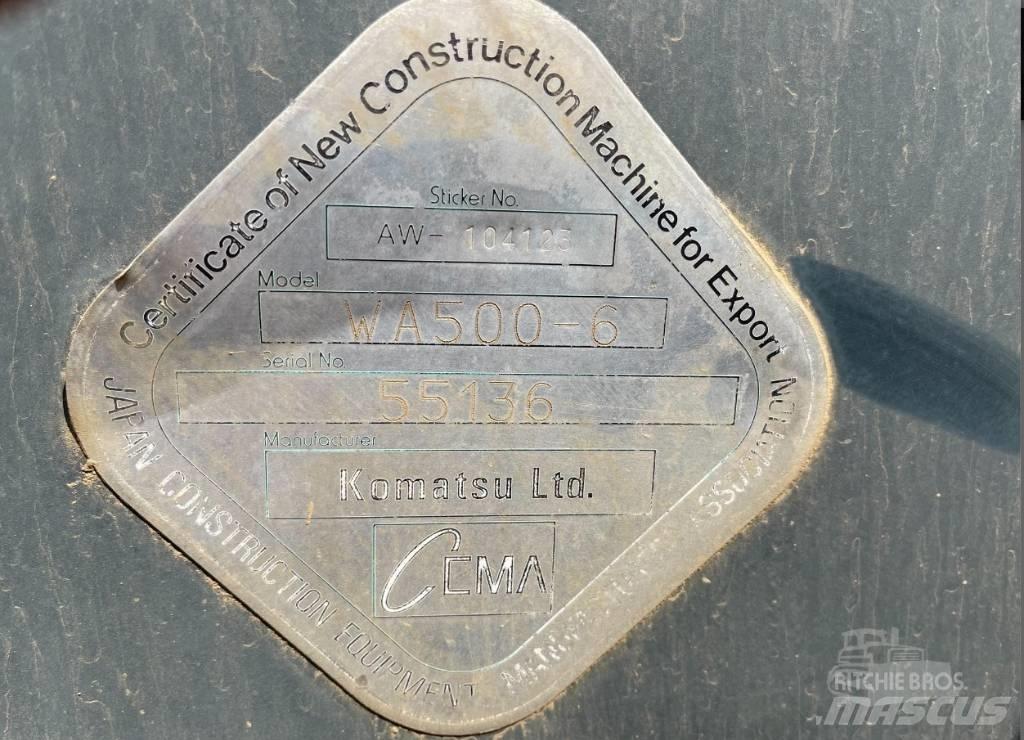 Komatsu WA 500-6 Iekrāvēji uz riteņiem