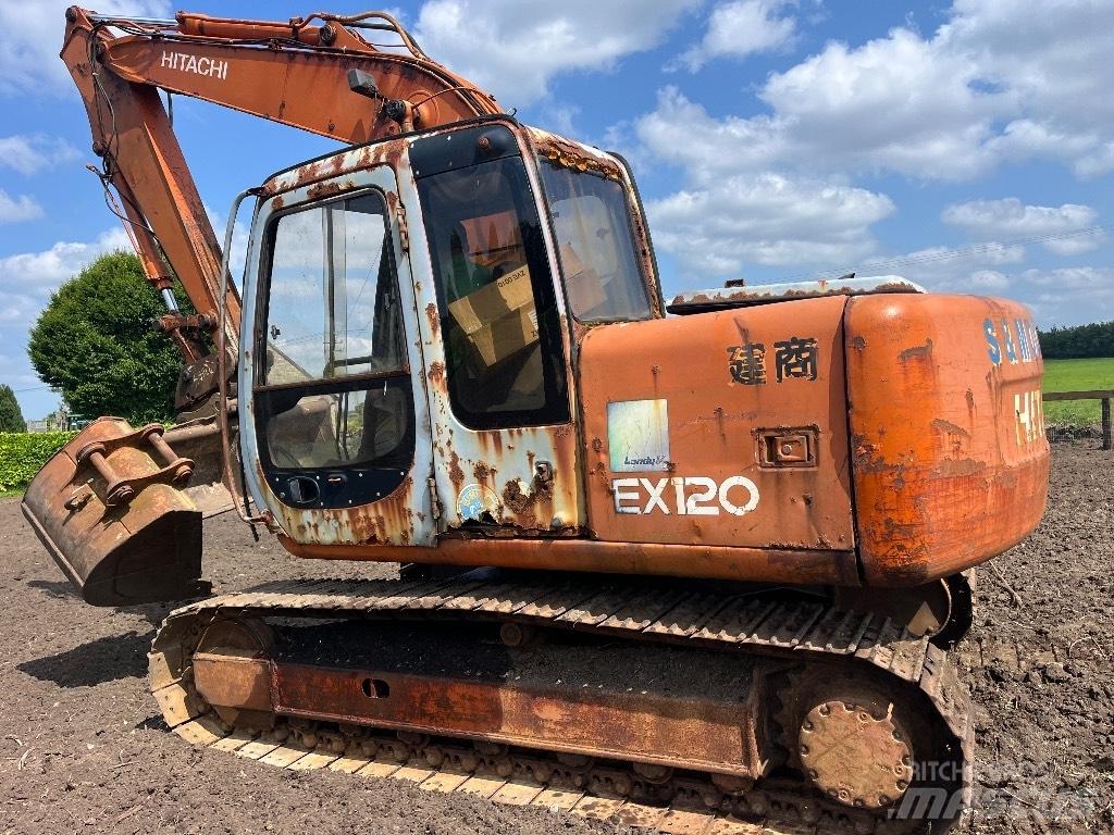 Hitachi EX 120-5 Kāpurķēžu ekskavatori