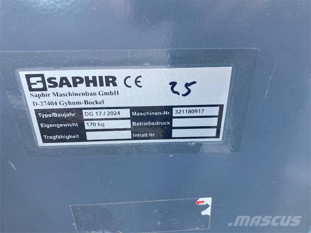 Saphir DG 17 Euro Lauksaimniecība- Citi