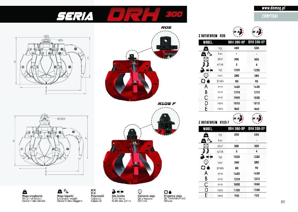  DEMOQ DRH280-6P Pašgrābji