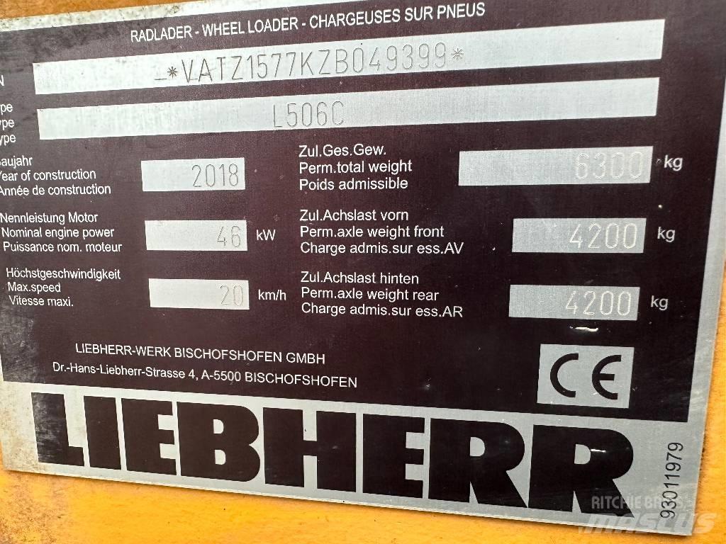 Liebherr 506 Iekrāvēji uz riteņiem
