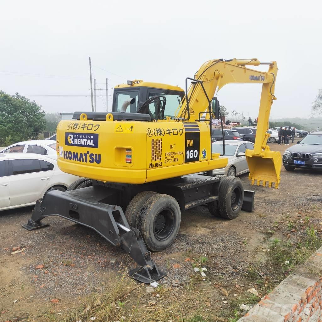 Komatsu PW160W-7 Ekskavatori uz riteņiem