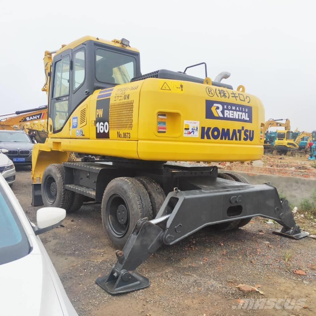 Komatsu PW160W-7 Ekskavatori uz riteņiem