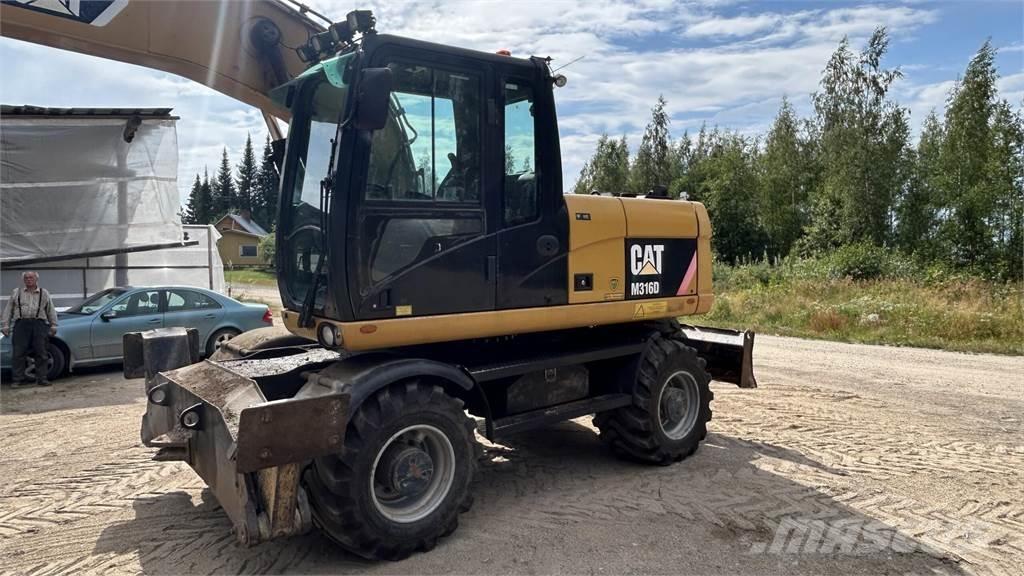 CAT 316 D Ekskavatori uz riteņiem