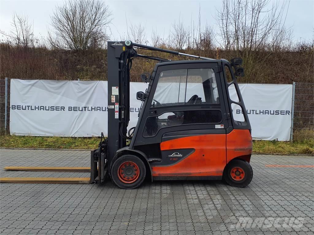 Linde E50HL Elektriskie iekrāvēji