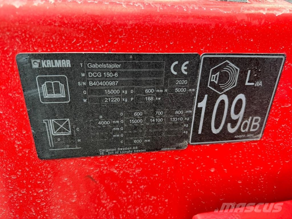 Kalmar DCG150-6 Tehnika ar dīzeļa dzinēju