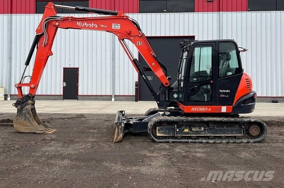 Kubota KX 080-4 Vidēja lieluma ekskavatori 7 t - 12 t