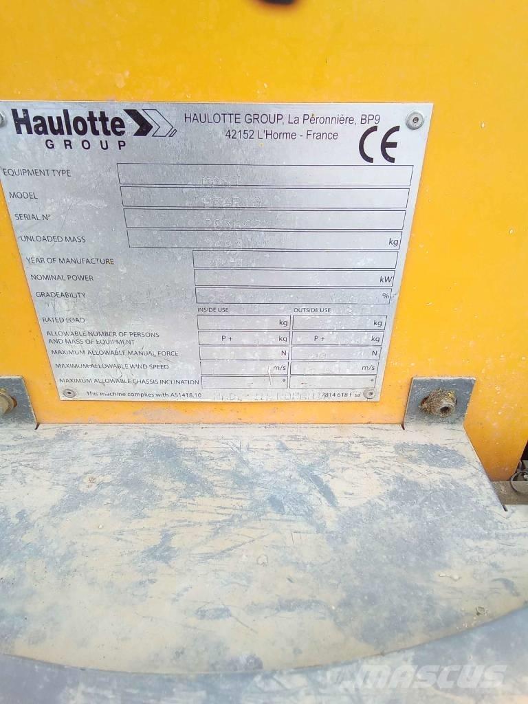 Haulotte Star 10 Vertikālie pacēlāji