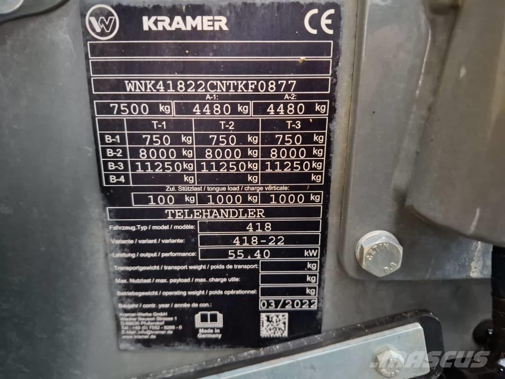 Kramer-allrad 2706 Teleskopiskie riteņu iekrāvēji