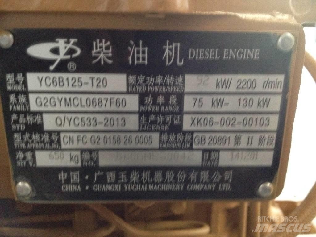 Yuchai YC6B125-T20 Dzinēji