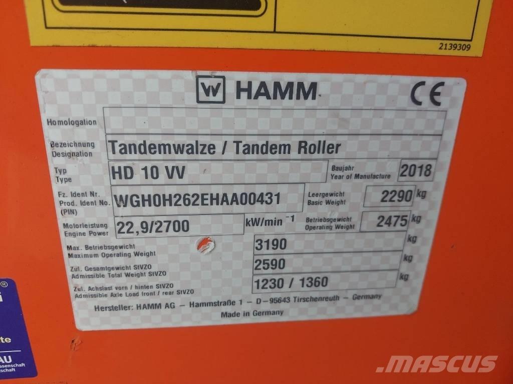 Hamm HD 10 VV Vibratori