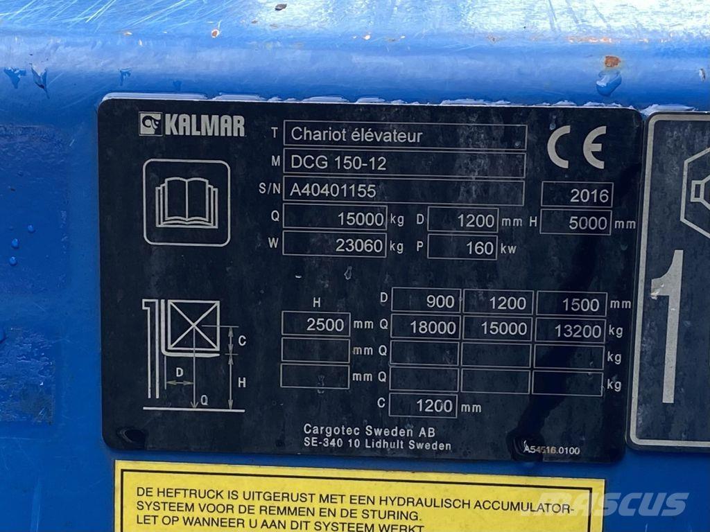 Kalmar DCG150-12 Tehnika ar dīzeļa dzinēju