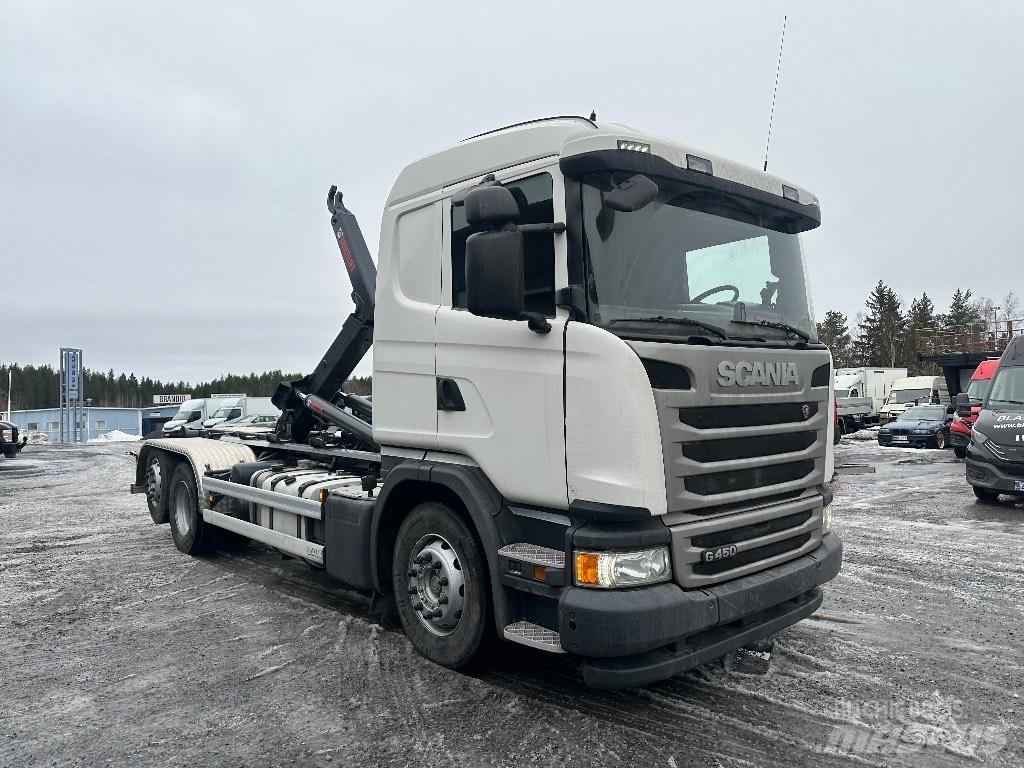 Scania G450 6x2*4 Treileri ar āķi