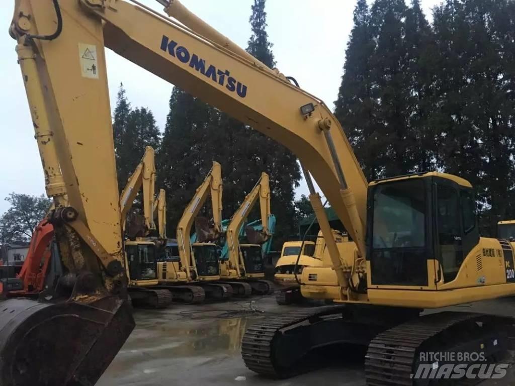 Komatsu pc200-7 Kāpurķēžu ekskavatori
