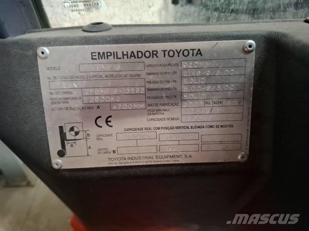 Toyota 75BMF18 Elektriskie iekrāvēji