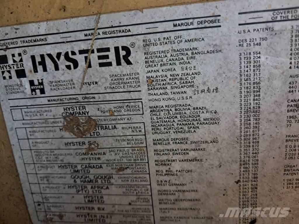 Hyster H2.50J Tehnika ar dīzeļa dzinēju