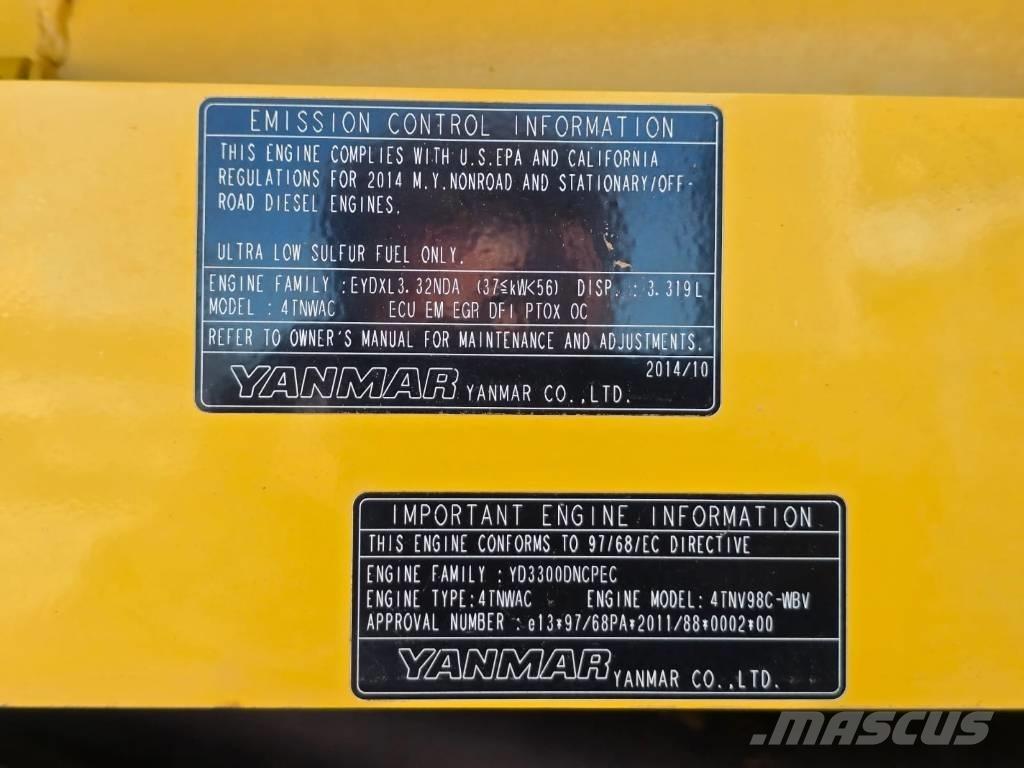 Yanmar Vio 80-1 Vidēja lieluma ekskavatori 7 t - 12 t