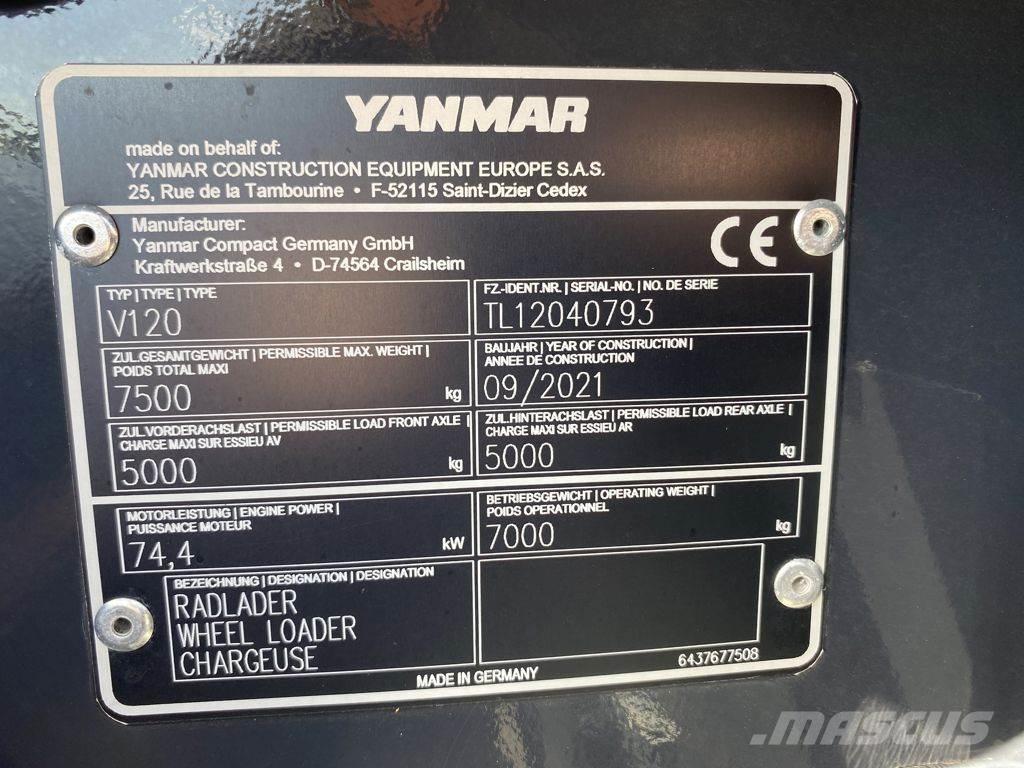 Yanmar V120 Iekrāvēji uz riteņiem