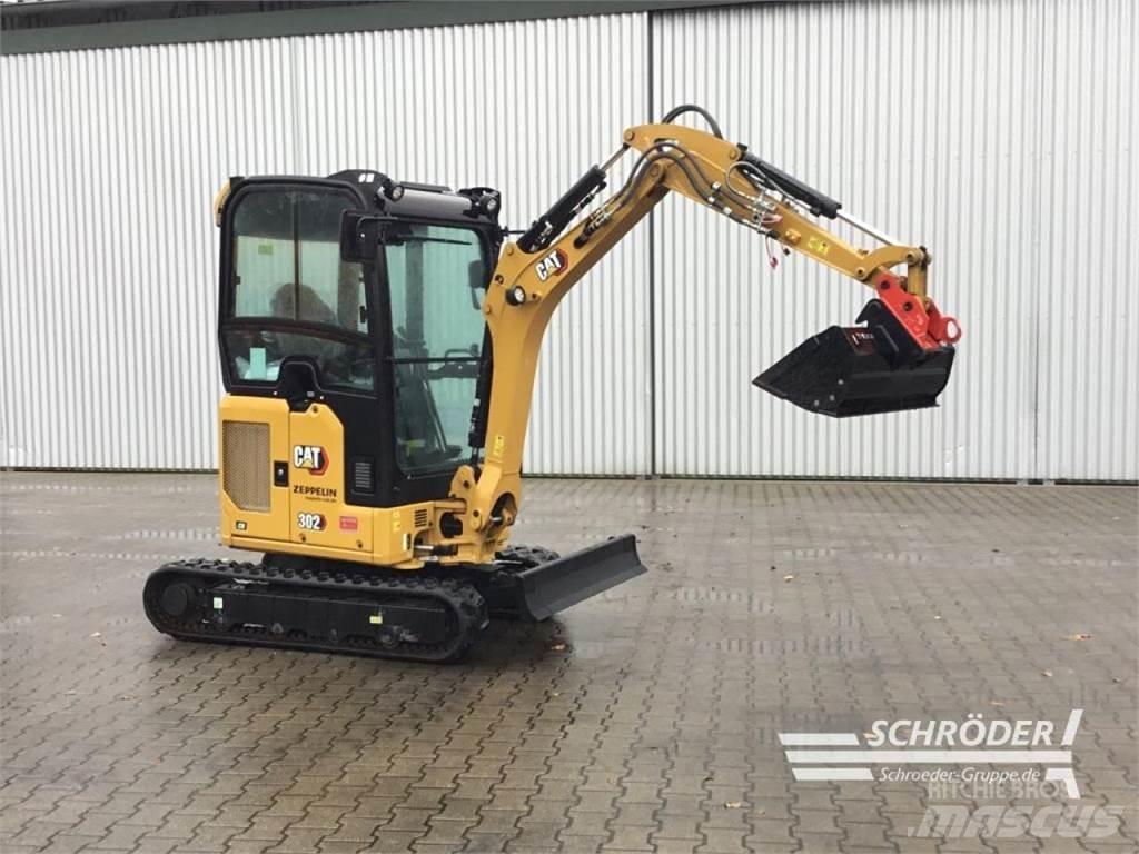 CAT 302 CR Ekskavatori uz riteņiem