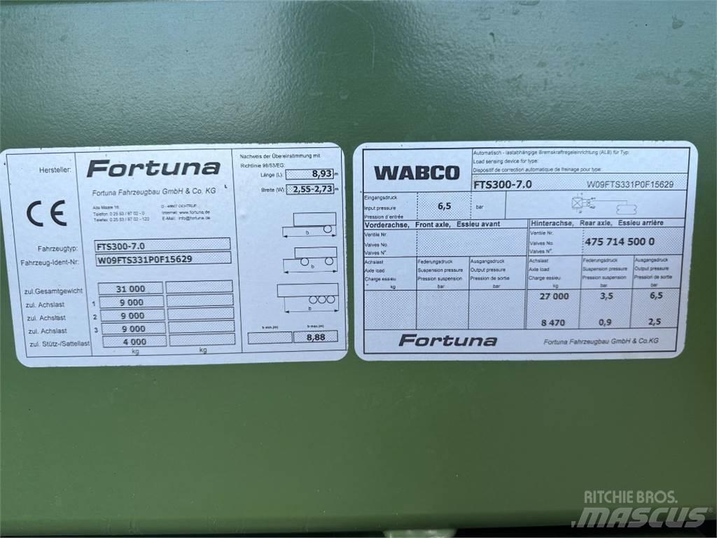 Fortuna FTS 300 Ķīpu treileri