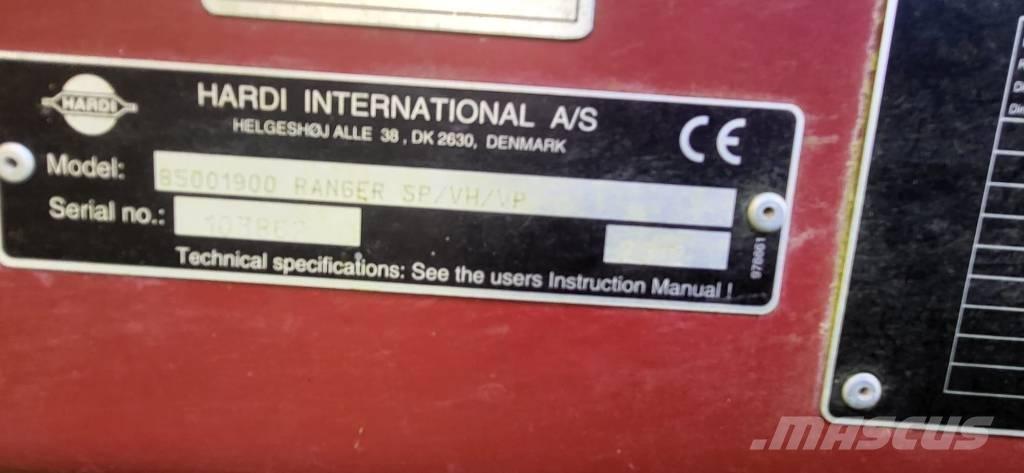 Hardi Ranger 2500 Piekabināmie smidzinātāji(miglotāji)