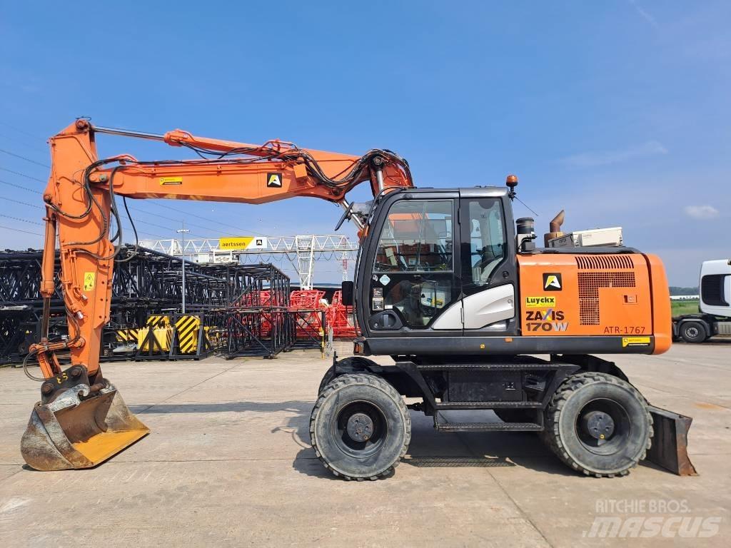 Hitachi ZX170W-5B Ekskavatori uz riteņiem