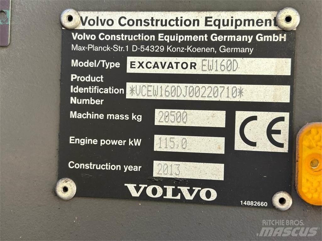 Volvo EW 160 D Ekskavatori uz riteņiem