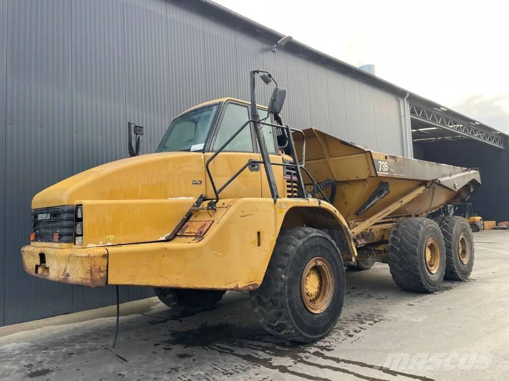 CAT 735 Artikulētie pašizgāzēji