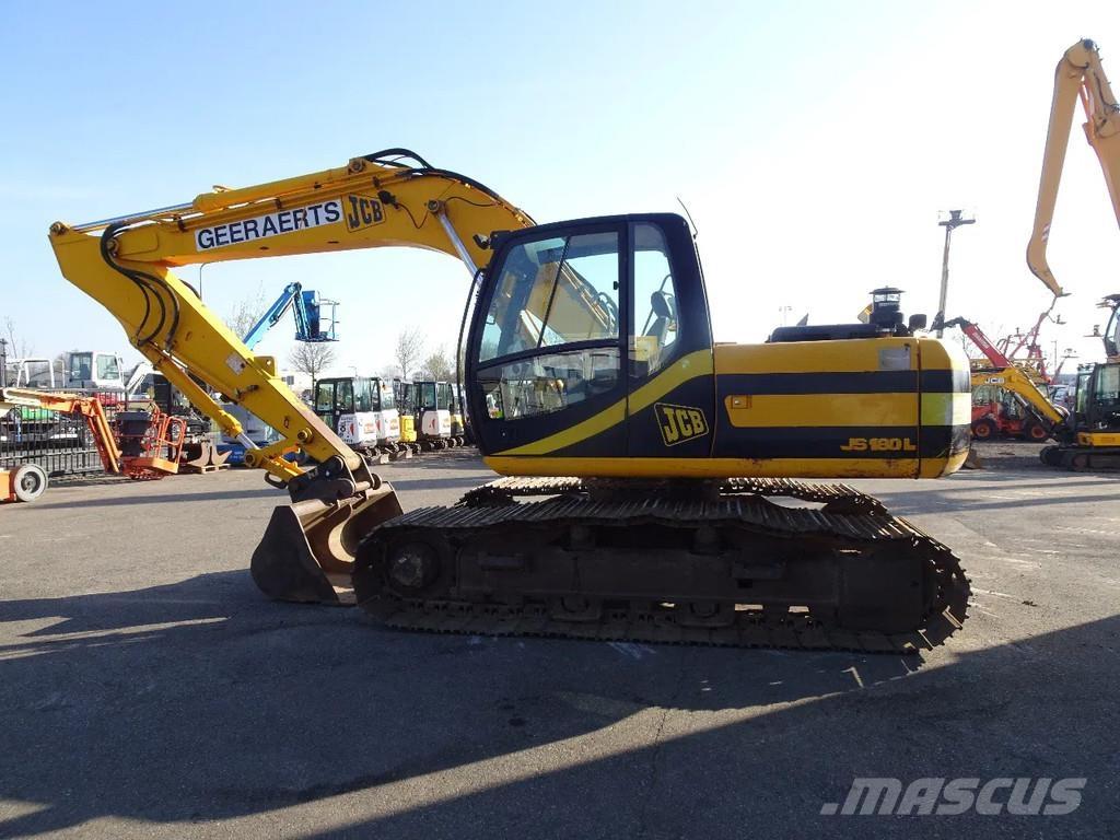 JCB JS180 Kāpurķēžu ekskavatori
