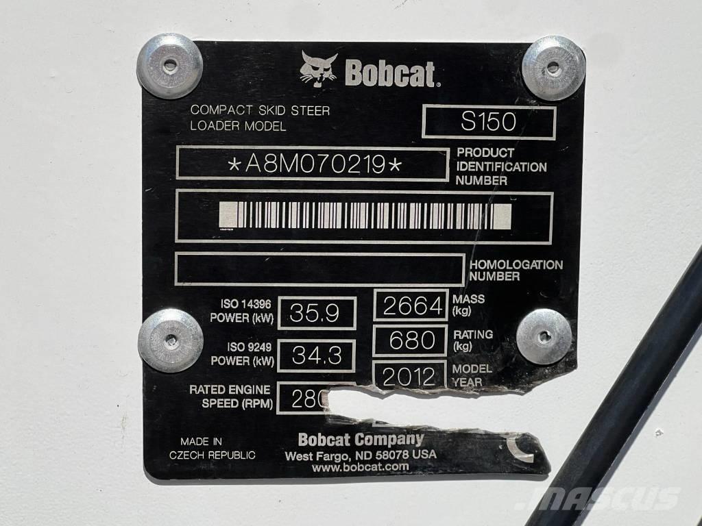Bobcat S 150 Lietoti riteņu kompaktiekrāvēji