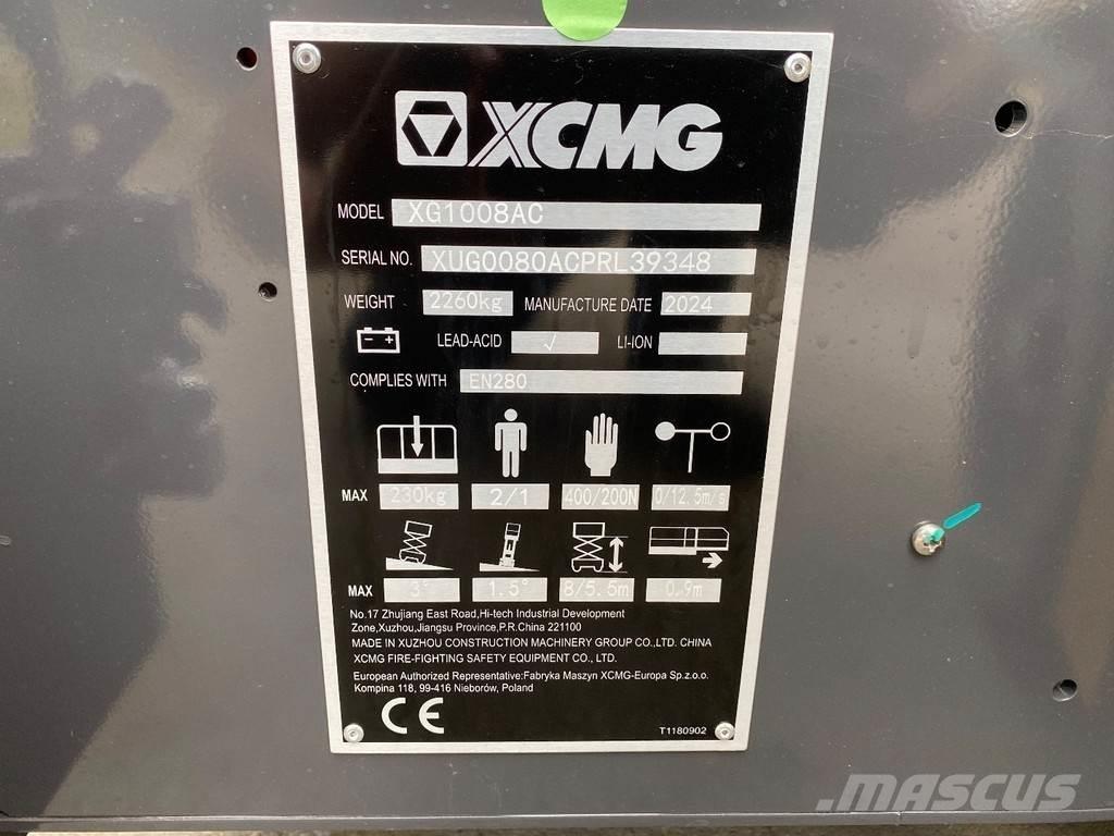 XCMG XG1008AC Citi pacēlāji un platformas