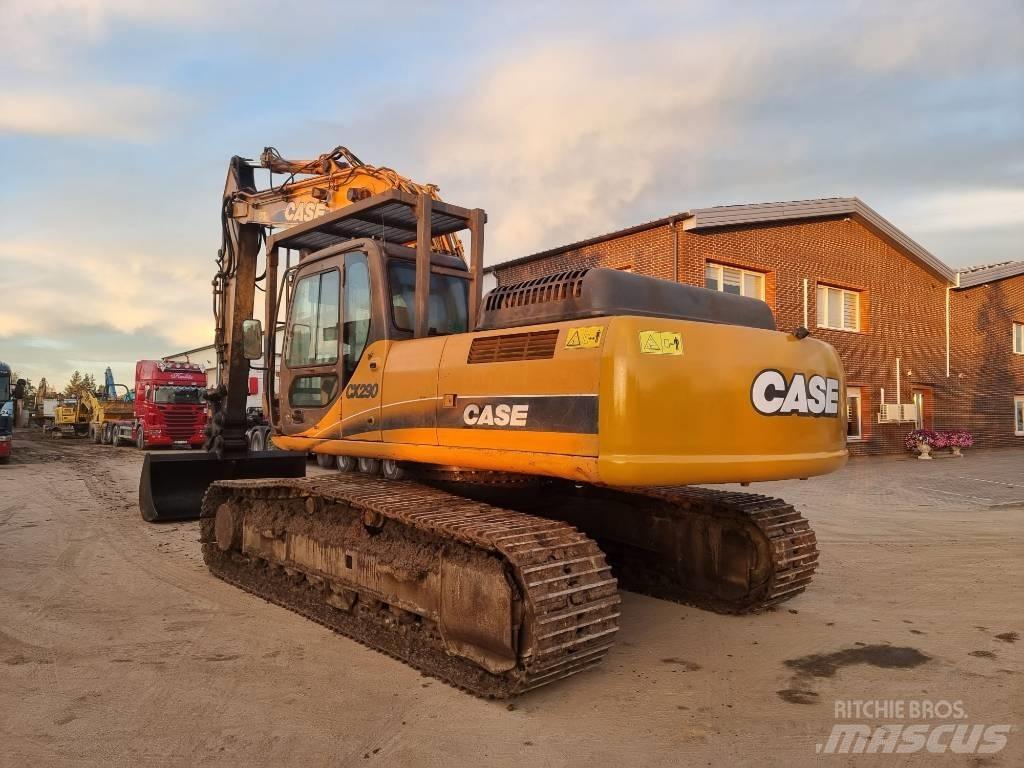 CASE CX 290 LC Kāpurķēžu ekskavatori