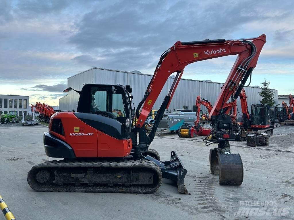 Kubota KX 080-4 Mini ekskavatori < 7 t