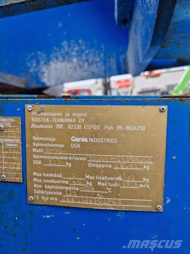 Genie S 65 Teleskopiskie pacēlāji
