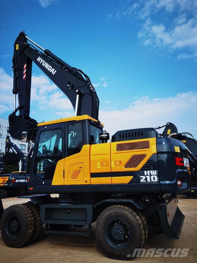 Hyundai 210W-9 Ekskavatori uz riteņiem