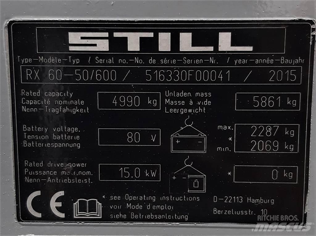 Still RX60 50 600 Elektriskie iekrāvēji