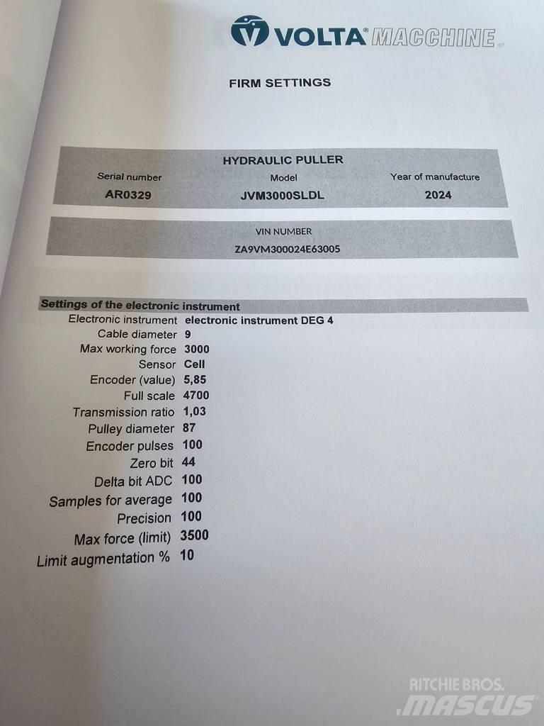 Tesmec JMV3000SLDL Komunālās mašīnas