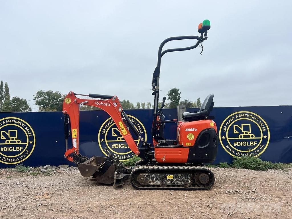 Kubota K008-3 Īpašie ekskavatori