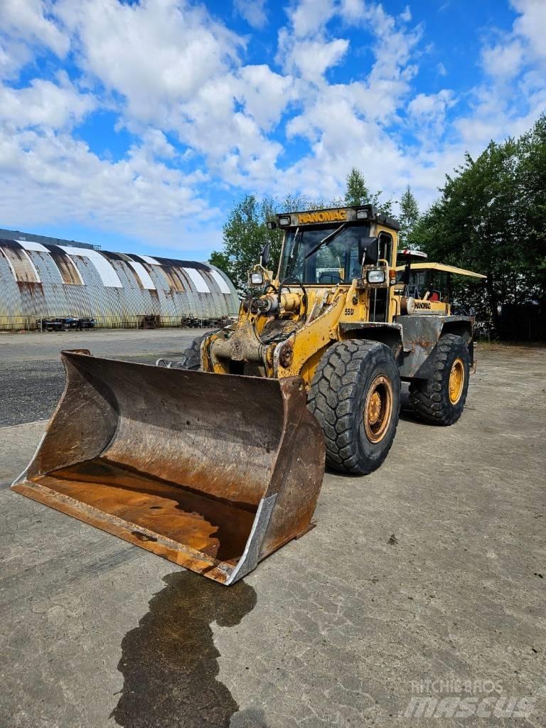 Hanomag 55 D Iekrāvēji uz riteņiem