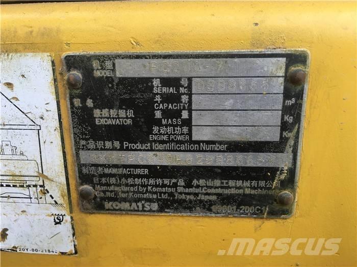 Komatsu PC 200-7 Kāpurķēžu ekskavatori