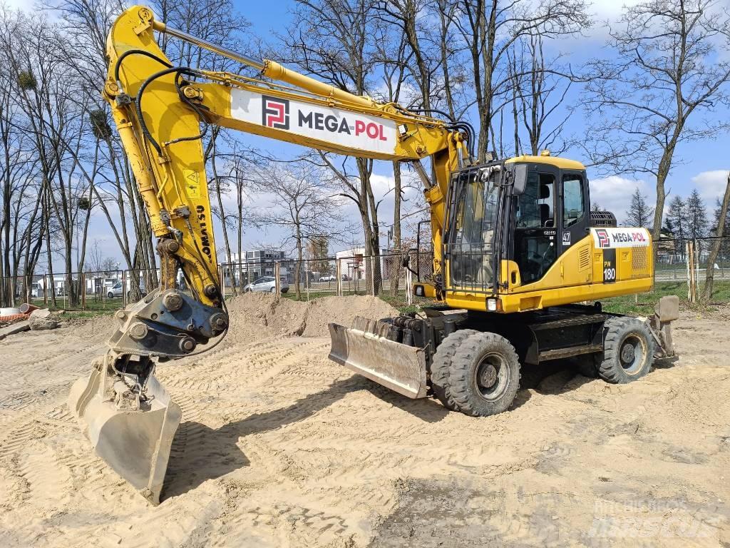 Komatsu PW180-7E0 Ekskavatori uz riteņiem