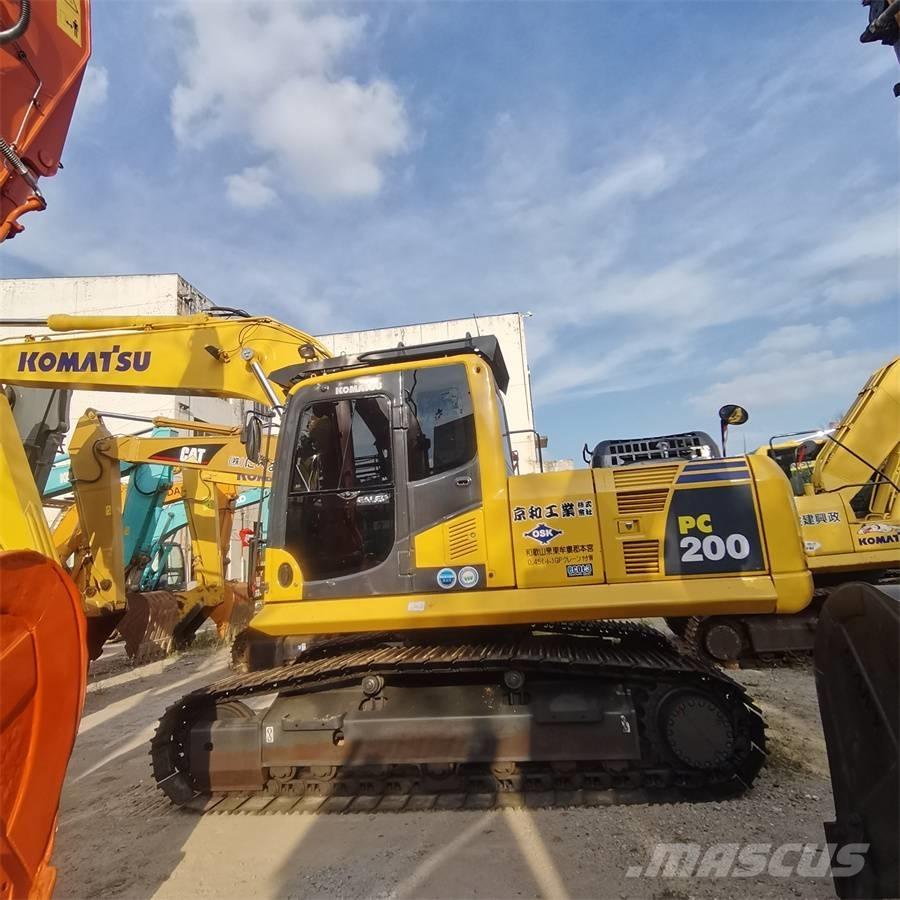 Komatsu pc200-8 Kāpurķēžu ekskavatori